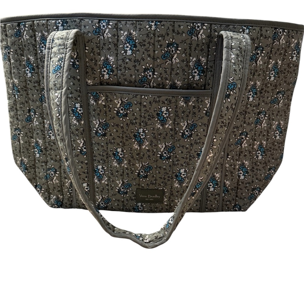 Vera Bradley Green and Blue Floral Tote